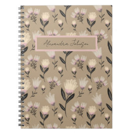 Blush Floral Journal | Modern Botanical Notizblock