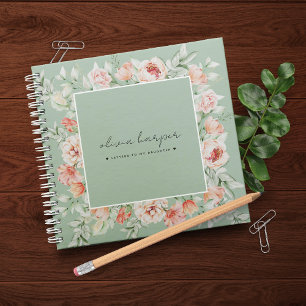 Blush Floral Sage Letters to My Daughter Journal Notizbuch