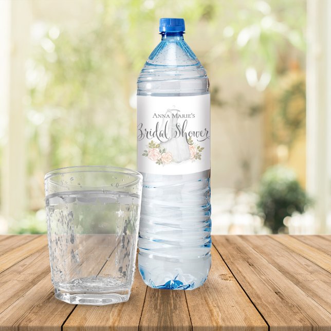 Blush Floral Watercolor Brautparty (Von Creator hochgeladen)