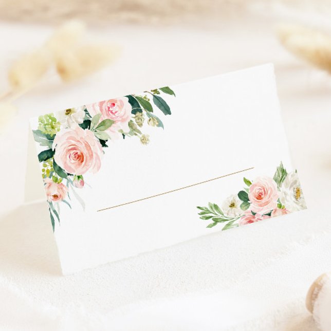 Blush Floral Wedding Table Platzkarten (Von Creator hochgeladen)