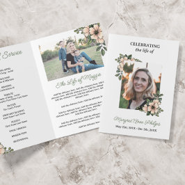 Blush Florals Foto zum Leben Programm