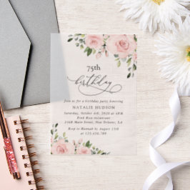 Blush Flowers, Pink Flowers, Greenery, Birthday