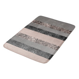 Blush Glitzer Glam Streifen #1 #gliny Badematte