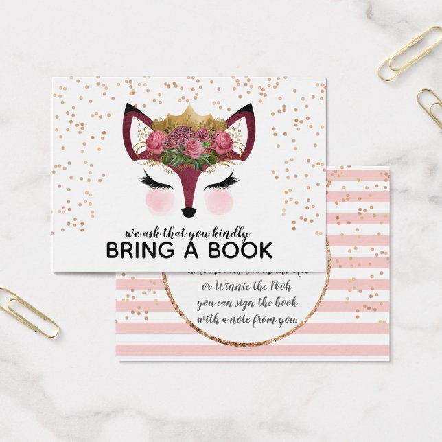 Blush & Gold Fox Prinzessin Buchen (Büro)