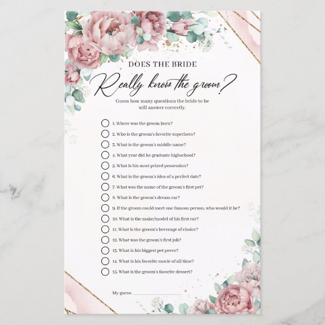 Blush Gold kennt die Braut wirklich den Boden (Vorderseite)