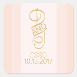 Blush Gold Stickers