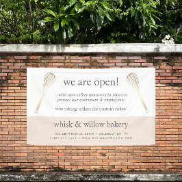 Blush & Gold Whisky Bakery Business Wiederbelebung Banner