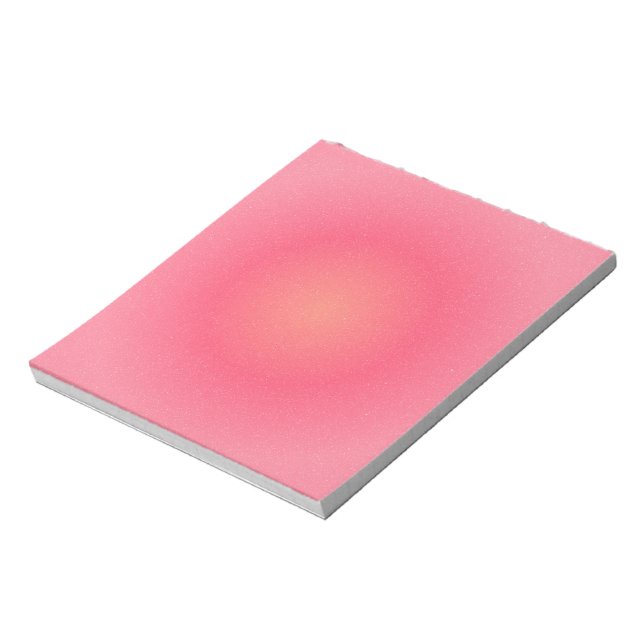 Blush Gradient Notepad Notizblock (Rotiert)