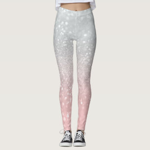 Blush Gray Princess Glitzer #1a (Imitate Glitzer) Leggings