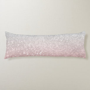 Blush Gray Princess Glitzer #1a (Imitate Glitzer) Seitenschläferkissen