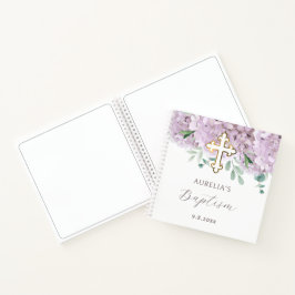Blush Hydrangea Taufkirche Notizbuch