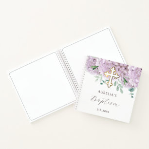 Blush Hydrangea Taufkirche Notizbuch