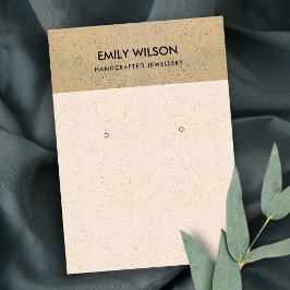 BLUSH KERAMIK TERRACOTTA TEXTURE EARRING DISPLAY VISITENKARTE