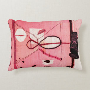 Blush Kilim: Rosa marokkanische Kunst Dekokissen