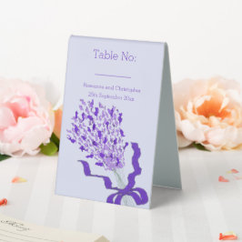 Blush Lavender Wedding Tischaufsteller