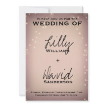 Blush Light - Einladung für Hochzeiten