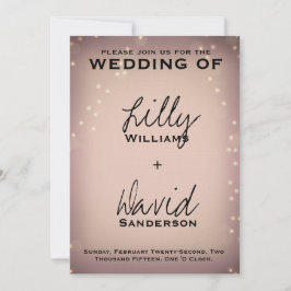 Blush Light - Einladung für Hochzeiten