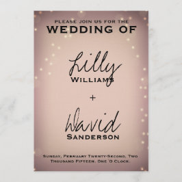 Blush Light - Einladung für Hochzeiten