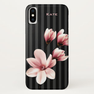 Blush Magnolias Personalisiert Case-Mate iPhone Hülle