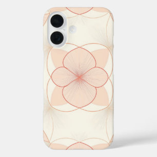 Blush Mandala Bloom iPhone 16 Hülle