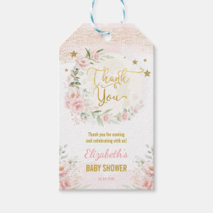Blush Moon Twinkle Little Star Baby Duschfavoriten Geschenkanhänger