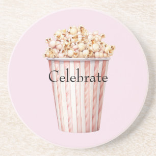 Blush Movie Time Popcorn Getränkeuntersetzer