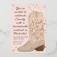 Blush Nash Bash Cowgirl Boot Junggeselinnen-Abschi