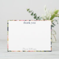 Blush Navy Wasserfarbe Blumenbenutzerdefiniertes B