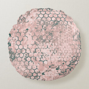Blush Odyssey Rundes Kissen