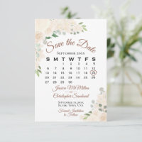 Blush Peach Wassercolor Blumenkalender