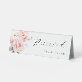 Blush Peonies RESERVIED Bridal Wedding Sign Tischaufsteller