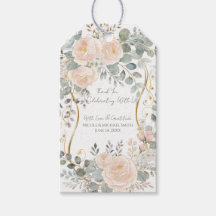 Blush Peony & Eucalyptus Botanical Floral Wedding 