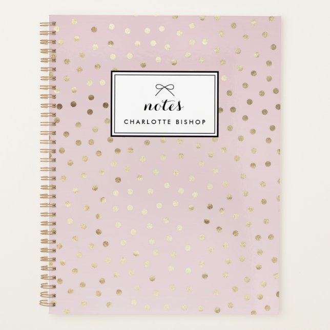 Blush Personalisierter Planer für vergoldete Foild (Vorderseite)