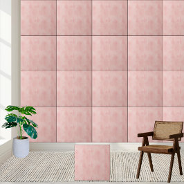 Blush Pink Aquarellfarbe Keramik Tile Fliese
