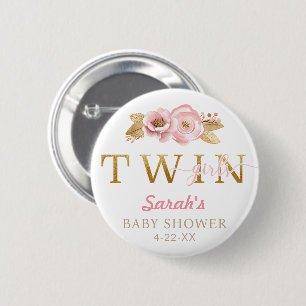 Blush Pink Baby Showknopf Button