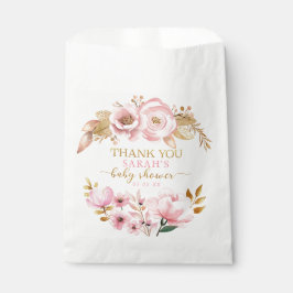Blush Pink Babydusche Vielen Dank für Ihr Interess Geschenktütchen
