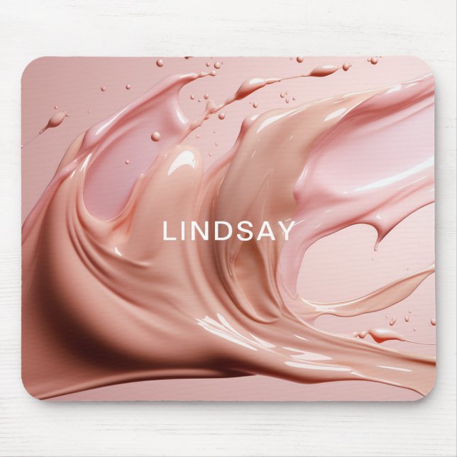 Blush Pink Beauty  Mousepad (Vorne)