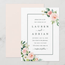 Blush Pink Bloom Wedding