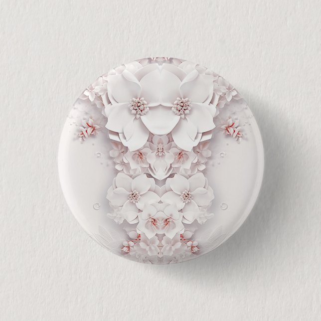 Blush Pink Blues Button (Vorderseite)