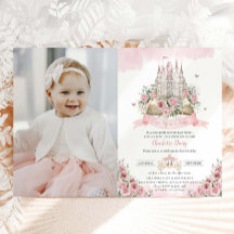 Blush Pink Blumenpracht Burg Burg Storybook Foto