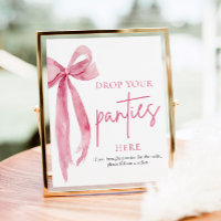 Blush Pink Bow Werfen Sie Ihre Panties hier Spielz