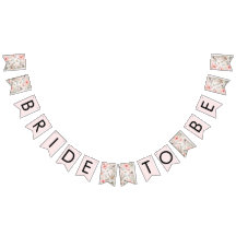 Blush Pink Bridal Banner