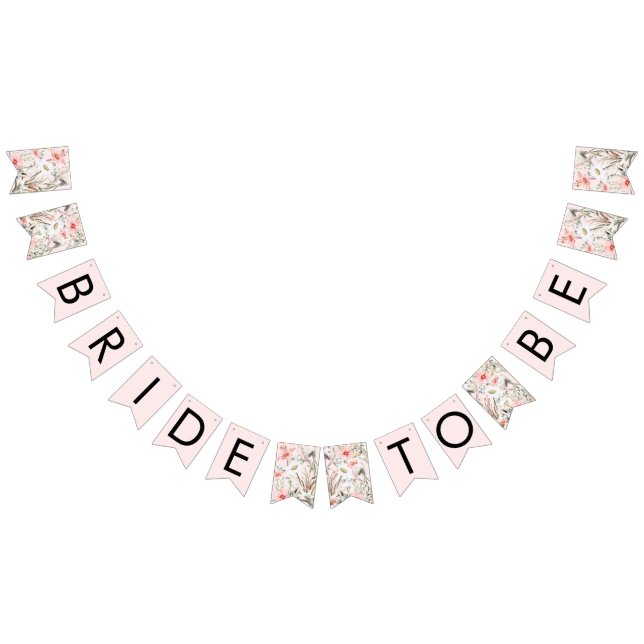 Blush Pink Bridal Banner (Alle)