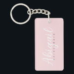 Blush Pink Bridesmaid Script Name Brautparty Schlüsselanhänger<br><div class="desc">Blush Pink Bridesmaid Script Name Brautparty Schlüsselanhänger</div>