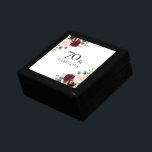 Blush Pink Burgundy Red 70. Geburtstagsgeschenk Erinnerungskiste<br><div class="desc">Blush Pink Burgundy Red 70. Geburtstagsgeschenk Geschenkboxen</div>