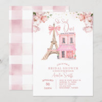 Blush Pink Café Paris Bow Eiffel Brautparty