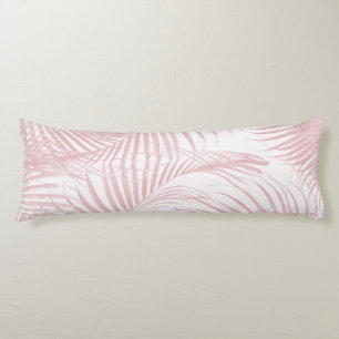 Blush Pink Caribbean Palm Dschungel 1 Seitenschläferkissen