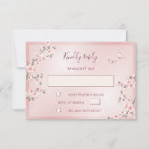 Blush Pink Cherry Blossom Hochzeit