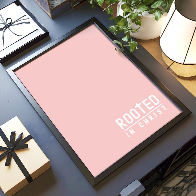 Blush Pink Christliches Zitat Poster (Von Creator hochgeladen)