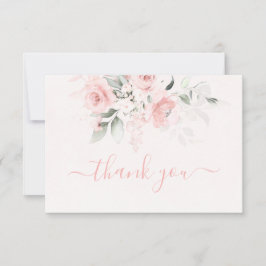 Blush Pink Dankeschön Karte
